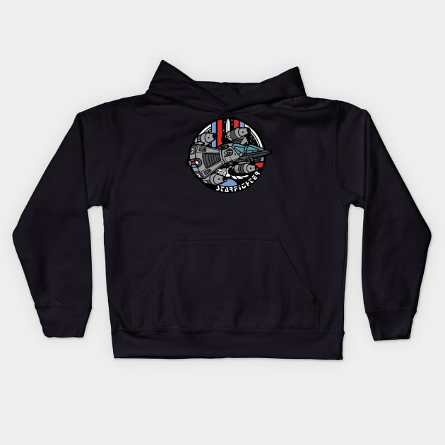 Starfighter Kids Hoodie by TrulyMadlyGeekly